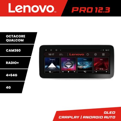 Navigáció Suzuki SX4 2006-2013 Lenovo PRO 4+64 12,3 hüvelykes qled android 4G DSP gps internet Kit-124