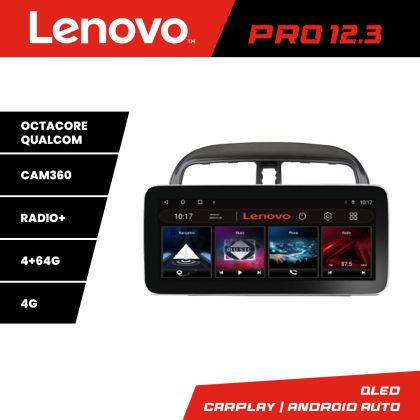 Navigáció Mitsubishi Spacestar Lenovo PRO 4+64 12.3 hüvelykes QLED android 4G DSP GPS internet készlet - Spacestar