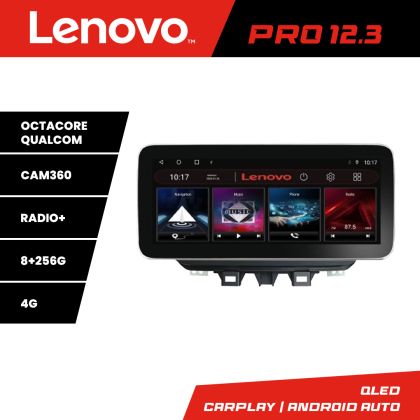 Navigáció Hyundai Tucson 2019 Lenovo PRO 8+256 12,3 hüvelykes qled android 4G DSP gps internet Kit-1135