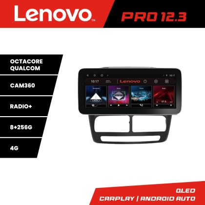 Navigáció Fiat Doblo 2010-2017 és Opel Combo 2010-2017 Lenovo PRO 8+256 12,3 hüvelykes qled android 4G DSP gps internet Kit-DOBLO10