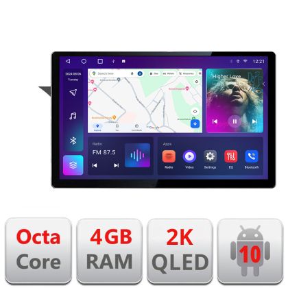 Navigáció Mercedes GLK 2011-2014 NTG4.5 Edotec 4+32 2K 13 hüvelykes qled android 4G DSP gps internet Kit-w204-N45