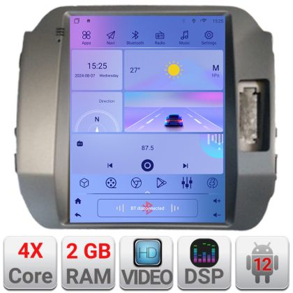 Navigáció Kia Sportage 2010-2015 típus tesla rádió gps internet 4 magos carplay android auto 2+32 kit-tesla-325+EDT-E42