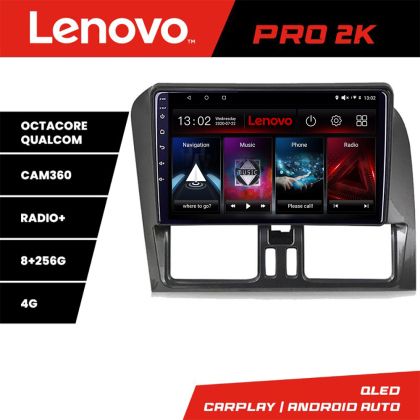 Navigatie Volvo XC60 2014-2018 Lenovo 8 core QLED 2K 8+256 360 Android Waze USB Navigatie Internet Youtube Radio