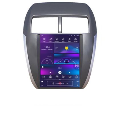 Navigație dedicată Tip Tesla Mitsubishi ASX Radio gps internet 4 Core carplay android auto 2+32 GB Kit-tesla-026+EDT-E220