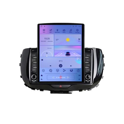 Navigáció Kia Soul 2020- G-soul TESLA típusú 9.7"-os képernyő Android Rádió Bluetooth Internet GPS WIFI 4+32GB DSP 4G Octa C