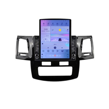 Toyota Hilux 2008-2014 G-143 TESLA típusú navigáció 9.7"-os képernyővel, Android Rádióval, Bluetooth Internettel, GPS-szel, WIFI-vel, 4+32GB DSP 4G-vel