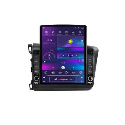 Navigatie Honda Civic Sedan G-132 ecran tip TESLA 9.7" cu Android Radio Bluetooth Internet GPS WIFI 4+32GB DSP 4G Octa