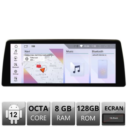 Navigáció BMW 3-as széria F30 2016-2019 EVO Android képernyő 12.3" 8+128 4G BT