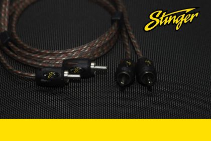 6.1m Cablu RCA coaxial 2 canale, fir rasucit, tata-tata
