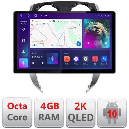 Dedikált navigáció Edonav Nisan Note 2012-2019, 2K QLED 13"-os képernyő, Octacore processzor, 4 GB RAM, 32 GB HDD, 4G, 360°, DSP, Carplay, Bluetooth