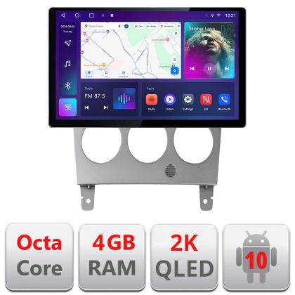 Dedikált navigáció Edonav Subaru Impreza 2002-2007, 2K QLED 13"-os képernyő, Octacore processzor, 4 GB RAM, 32 GB HDD, 4G, 360°, DSP, Carplay, Bluetooth