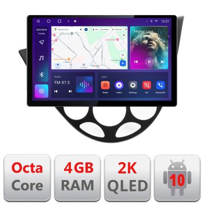 Dedikált navigáció Edonav Ford Focus 1 1998-2004, 13"-os 2K QLED képernyő, Octacore, 4G RAM, 32Gb HDD, 4G, 360°, DSP, Carplay, Bluetooth