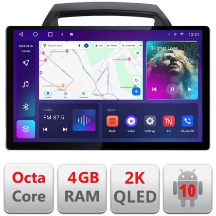 Dedikált navigáció Edonav Kia Carnival 2006-2014, 2K QLED 13"-os képernyő, Octacore processzor, 4 GB RAM, 32 GB HDD, 4G, 360°, DSP, Carplay, Bluetooth