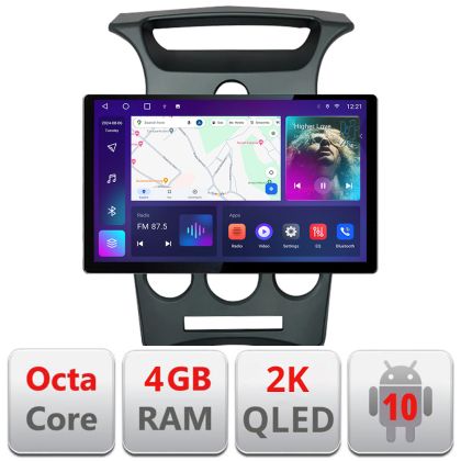 Edonav dedikált navigáció Kia Carens 2006-2012 automata klíma, 2K QLED 13"-os képernyő, Octacore processzor, 4 GB RAM, 32 GB HDD, 4G, 360°, DSP, Carplay, Bluetooth