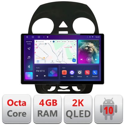 Dedikált navigáció Edonav VW Beetle 2005-2010, 2K QLED 13"-os képernyő, Octacore processzor, 4 GB RAM, 32 GB HDD, 4G, 360°, DSP, Carplay, Bluetooth