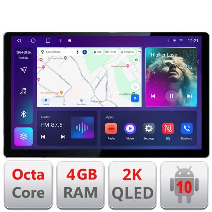 Dedikált navigáció Edonav Honda CR-Z 2006-2013, 13", 2K QLED képernyő, Octacore, 4G RAM, 32Gb HDD, 4G, 360, DSP, Carplay, Bluetooth EDT-E513-PRO