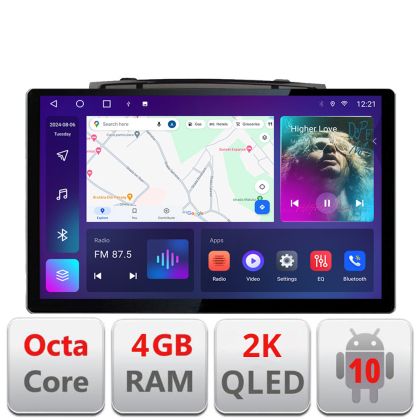 Dedikált navigáció VW Touareg 2012-2019 N-1142 Edonav képernyő 13" 2K 4+32 Android Waze USB navigáció 4G 360 Toslink Youtube Rádiók