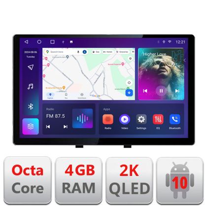 Dedikált navigáció Renault Megane 3 N-145 Edonav képernyő 13" 2K 4+32 Android Waze USB navigáció 4G 360 Toslink Youtube Rádió KÉSZLET