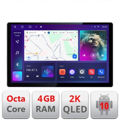 Dedikált navigáció Kia Carens 2013-2018 N-2023 Edonav képernyő 13" 2K 4+32 Android Waze USB navigáció 4G 360 Toslink Youtube Rádiók