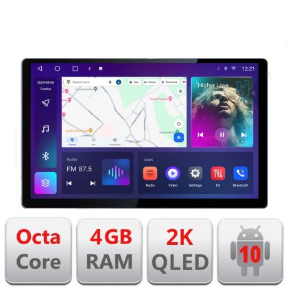 Dedikált navigáció Mazda 6 2013-2017 N-223 Edonav képernyő 13" 2K 4+32 Android Waze USB navigáció 4G 360 Toslink Youtube Rádió KI