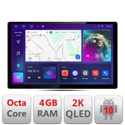 Dedikált navigáció Jeep Renegade 2015-2020 N-500 Edonav képernyő 13" 2K 4+32 Android Waze USB navigáció 4G 360 Toslink Youtube Ra