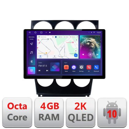 Dedikált navigáció Mazda 6 2004-2008 N-944 Edonav képernyő 13" 2K 4+32 Android Waze USB navigáció 4G 360 Toslink Youtube Rádió KI