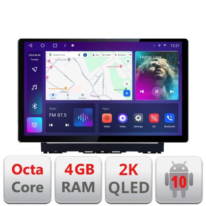 Dedikált navigáció Fiat Albea 2009-2014 N-ALBEA Edonav képernyő 13" 2K 4+32 Android Waze USB Navigáció 4G 360 Toslink Youtube Rad