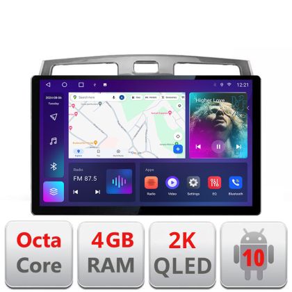 Dedikált navigáció Lexus ES 2001-2006 Edonav képernyő 13" 2K 4+32 Android Waze USB navigáció 4G 360 Toslink Youtube Rádió KIT-ES