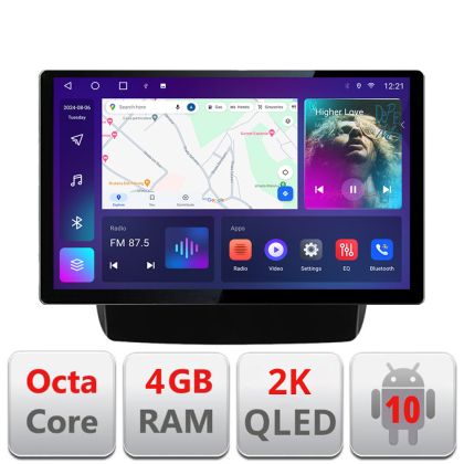 Dedikált navigáció Subaru Forester 2017-2020 N-forester20 Edonav képernyő 13" 2K 4+32 Android Waze USB Navigáció 4G 360 Toslink Y