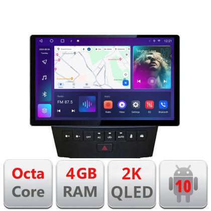 Navigatie dedicata  Lexus GS-04  2004-2011 N- GS-04 Edonav ecran 13" 2K 4+32 Android Waze USB Navigatie 4G 360 Toslink Youtube