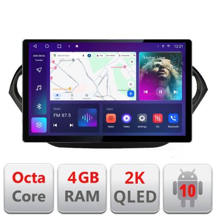 Dedikált navigáció Hyundai I10 2013-2019 N-HY38 Edonav képernyő 13" 2K 4+32 Android Waze USB navigáció 4G 360 Toslink Youtube Rad