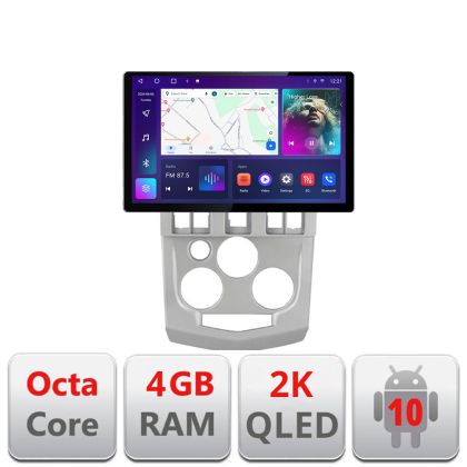 Dedikált navigáció Dacia Logan 1 2003-2010 N-logan Edonav képernyő 13" 2K 4+32 Android Waze USB Navigáció 4G 360 Toslink Youtube