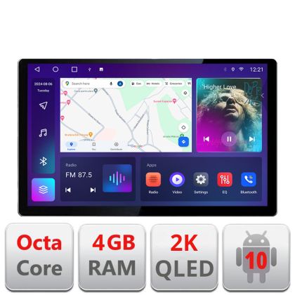 Dedikált navigáció Kia Sorento 2012-2015 N-SORENTO12 Edonav képernyő 13" 2K 4+32 Android Waze USB navigáció 4G 360 Toslink YouTube