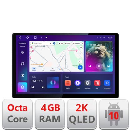 Dedikált navigáció Ssang Young Tivoli 2020- N-tivoli Edonav képernyő 13" 2K 4+32 Android Waze USB navigáció 4G 360 Toslink YouTube