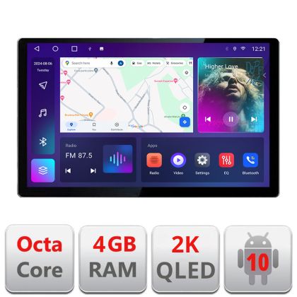 Navigatie dedicata VW Passat 2009-2014 N-267 Edonav ecran 13" 2K 4+32 Android Waze USB Navigatie 4G 360 Toslink Youtube Radio