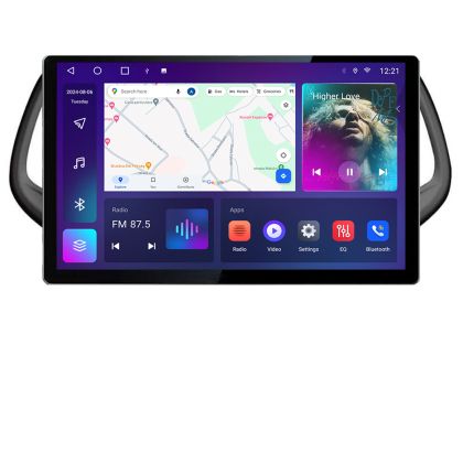 Navigatie dedicata Jeep Compass 2017 N-739 Edonav ecran 13" 2K 4+32 Android Waze USB Navigatie 4G 360 Toslink Youtube Radio KI