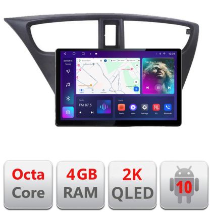 Dedikált navigáció Honda Civic 2012-2016 N-CIVIC Edonav képernyő 13" 2K 4+32 Android Waze USB Internet Navigáció Youtube Rádió