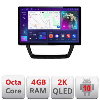 Dedikált navigáció VW Jetta 2011-2018 N-JETTN-15 Edonav képernyő 13" 2K 4+32 Android Waze USB Navigáció 4G 360 Toslink Youtube Ra