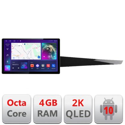 Dedikált navigáció Renault Laguna 3 Edonav képernyő 13" 2K 4+32 Android Waze USB navigáció 4G 360 Toslink Youtube Rádió dalkészlet