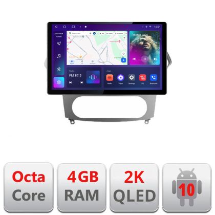 Dedikált navigáció Ford Mondeo 2006-2010 N-MONDEO-AC Edonav képernyő 13" 2K 4+32 Android Waze USB navigáció 4G 360 Toslink Youtube