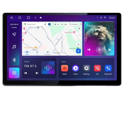 Navigatie dedicata Audi Q5 2008-2016 NON-MMI N-Q5 Edonav ecran 13" 2K 4+32 Android Waze USB Navigatie 4G 360 Toslink Youtube R