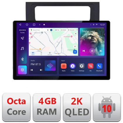 Navigatie dedicata VW Touran 2010-2016 N-touran3 Edonav ecran 13" 2K 4+32 Android Waze USB Navigatie 4G 360 Toslink Youtube Ra