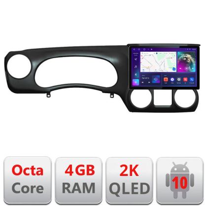 Dedikált navigáció Jeep Wrangler 2011-2016 N-WR Edonav képernyő 13" 2K 4+32 Android Waze USB navigáció 4G 360 Toslink Youtube Rad