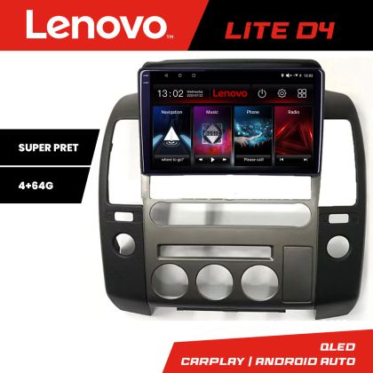 Nissan Navara Pathfinder navigáció gyári navigációval Lenovo Kit-nav-oem 4+64 GB Android Waze USB Internet Navigáció Youtube Rádió