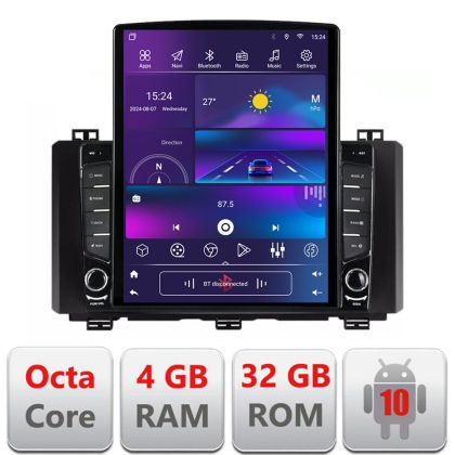 Navigatie Toyota Auris 2013-2018 Octa Core ecran tip TESLA 9.7" cu Android Radio Bluetooth Internet GPS WIFI 4+32GB DSP 4G