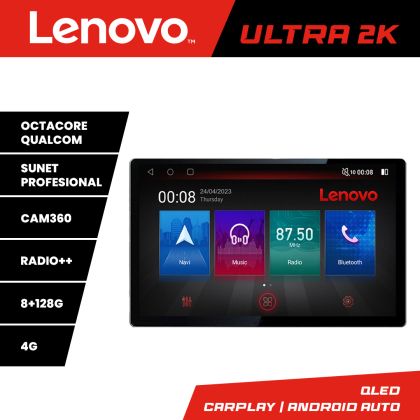 Navigáció Mercedes GLK NTG4 2008-2012 8 magos képernyő 13" 2K 8+128 Android Waze USB navigáció 4G 360 Toslink Youtube Rádió