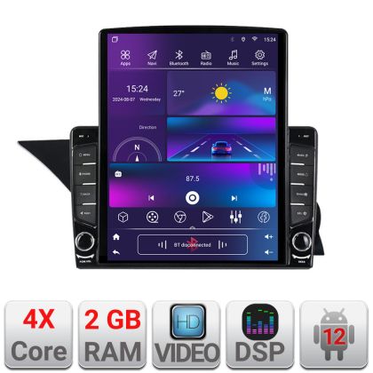 Navigatie Mercedes GLK NTG4 2008-2012 Quad Core ecran tip TESLA 9.7" cu Android Radio Bluetooth Internet GPS WIFI 2+32 DSP