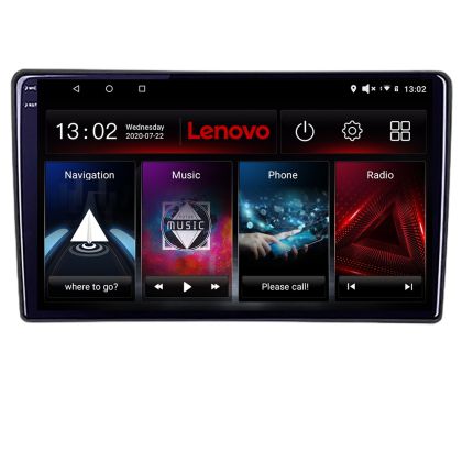 Navigatie Renault Trafic 2008-2012 Lenovo 8 core QLED 2K 12+256 360 Android Waze USB Navigatie Internet Youtube Radio