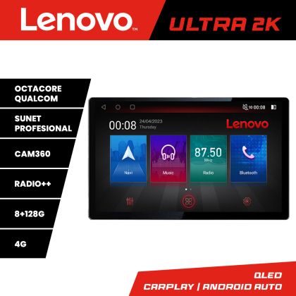 Navigáció Renault Trafic 2008-2012 8 magos képernyő 13" 2K 8+128 Android Waze USB navigáció 4G 360 Toslink Youtube Rádió