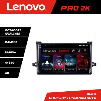 Navigáció Toyota Urbancruiser 2009-2014 Lenovo 8 magos QLED 2K 4+64 360 Android Waze USB Internet Navigáció Youtube Rádió